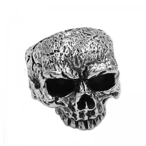 Vintage Gothic Skull Ring Stainless Steel Men Skull Ring Fashion Punk Jewelry SWR0809