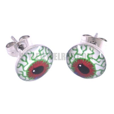 Stainless steel jewelry eye earring SJE370062