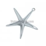 Stainless Steel jewelry pendant 3D Starfish Charm Pendant SWP0006