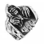 Stainless Steel ring gothic grim reaper skull ring SWR0176