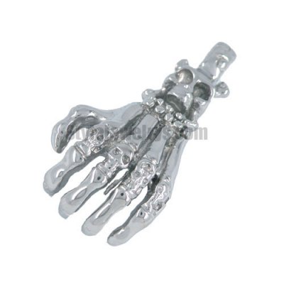 Stainless Steeljewelry pendant skull open hand pendant SWP0019