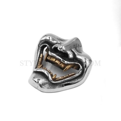 Mouth Mask Pendant Stainless Steel Jewelry Pendant Fashion Pendant SWP0557