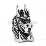 Stainless Steel Man's Cool Dragon Open Ring SWR0588