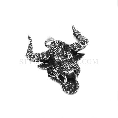Animal Jewelry The Bull Pendant Stainless Steel Jewelry Pendant SWP0568