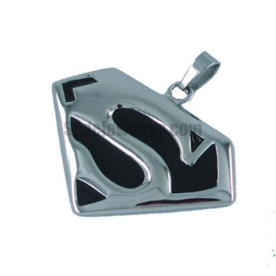 Stainless steel jewelry pendant, black background pendant SWP0039B