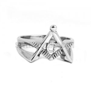 Freemason Masonic Ring Stainless Steel Classic Freemason Masonic Ring SWR0620