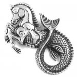 Stainless steel jewelry pendant horse with the fish tail pendant SWP0165