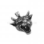 Wolf Head Pendant Stainless Steel Jewelry Animal Pendant Wholesale SWP0572