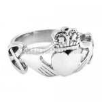 Stainless steel jewelry ring Celtic Infinity Love Heart Princess Crown Claddagh Friendship Ring SWR0309