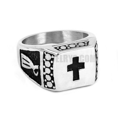 Stainless Steel Cross Ring SWR0472