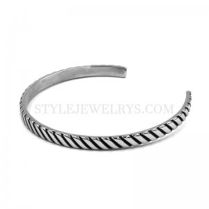 Stainless Steel Jewelry Cuff Bracelet Fashion Bangle Biker Bangle SJB0364