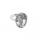 Fashion S925 Sterling Silver Tree of Life Ring Claddagh Celtic Knot Biker Ring For Men Women SWR0953