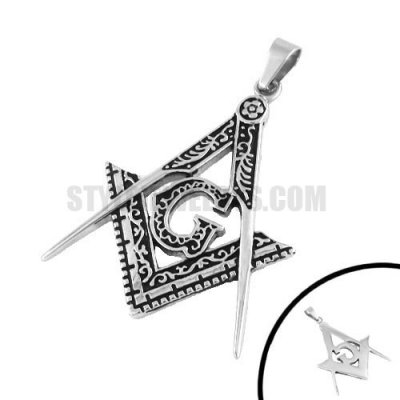 Freemasonry Masonic Pendant Stainless Steel Jewelry Pendant Motor Biker Pendant SWP0354