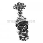 Stainless steel jewelry pendant hat skull pendant pendant SWP0142
