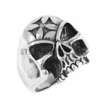 Stainless Steel Jewelry Ring Cross Skull Ring SWR0122
