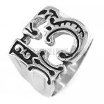 Stainless steel jewelry ring the Word ring SJR330026
