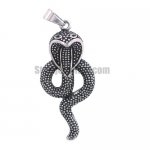 Stainless steel jewelry pendant Stainless steel jewelry Cobra snake pendant SWP0065