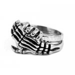 Gothic Stainless Steel Handshake Ring, Separable Handshake Ring SWR0577