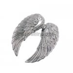 Stainless Steel jewelry pendant Guardian Angel Wings Invisible Bail Pendant SWP0003