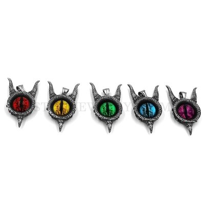 Wizard Ghost Eye Pendant Stainless Steel Fashion Jewelry Pendant Wholesale SWP0601