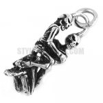 Stainless steel jewelry pendant embrace the skull pendant SWP0111