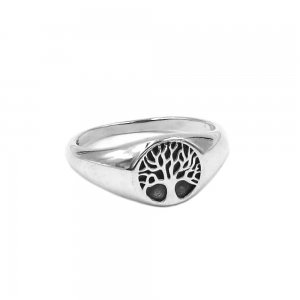 Fashion S925 Sterling Silver Tree of Life Ring Silver Claddagh Celtic Knot Biker Ring For Men Women SWR0951