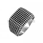 Fashion Band Biker Signet Nails Ring Stainless Steel Jewelry Classic Motor Biker Men Ring SWR0671