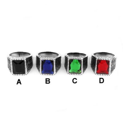 Stainless Steel Band Men Ring SWR0498