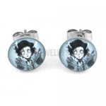 Stainless steel jewelry earring SJE370070