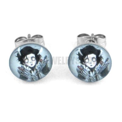 Stainless steel jewelry earring SJE370070