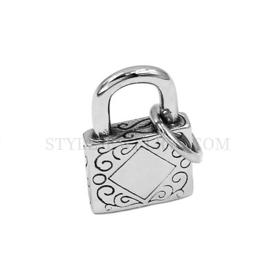 Norse Viking Lock Pendant Stainless Steel Jewelry Fashion Celtic Knot Lock Biker Men Pendant Gift Wholesale SWP0609