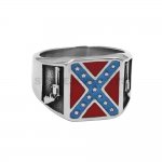Classic American Flag Ring Stainless Steel Jewelry Ring Biker Men Ring SWR1020