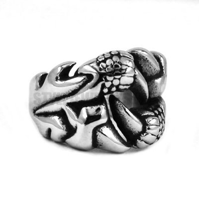 Stainless Steel Wolf Claw Ring SWR0471