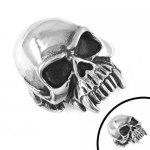Stainless steel ring skull tribal ring mens ring SWR0173