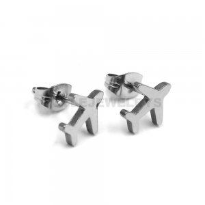Stainless Steel Jewelry Plane Stud Earrings Fashion Earring Women Girl Earring SJE370216