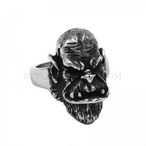316L Stainless Steel Ring Warcraft Durotan Ring Men Ring Punk Animal Ring SWR0879