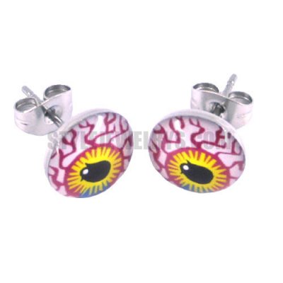 Stainless steel jewelry eye earring SJE370061