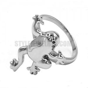 Vintage Frog Ring Stainless Steel Jewelry Ring SWR0762