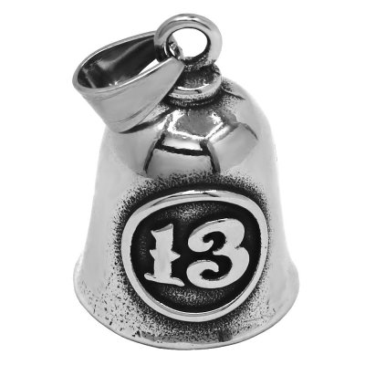 Carved Word Bell Pendant Stainless Steel Jewelry Pendant Fashion Biker Bell Pendant SWP0693