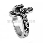 Stainless Steel jewelry Ring crucifix cross Ring SWR0480