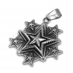 Pentagram Pendant Stainless Steel Jewelry Fashion Star Shape Pendant SWP0480