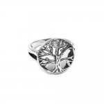 Fashion S925 Sterling Silver Tree of Life Ring Silver Claddagh Celtic Knot Biker Ring For Men Women SWR0952