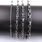 Stainless Steel Jewelry Chain 60.5cm - 61cm Length Biker Chain w/lobster Ch360303