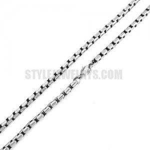 Stainless Steel Jewelry Chain 60cm - 65cm Length w/lobster thickness 5mm ch360293