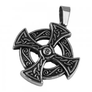 Celtic Knot Jewelry Pendant Stainless Steel Jewelry Fashion Cross Pendant Necklace Biker pendant SWP0707