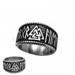 Wholesale Norse Viking Odin Symbol Ring Stainless Steel Jewelry Classic Celtic Knot Amulet Biker Mens Ring SWR0850