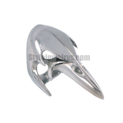 Stainless steel jewelry ring long beak ring SWR0031