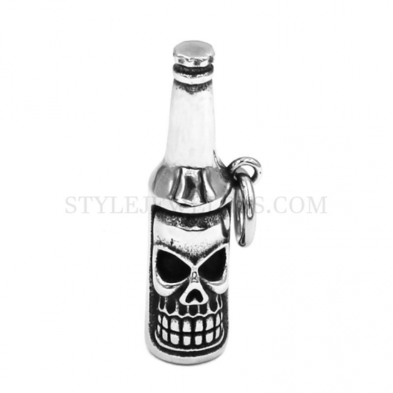 Skull Bottle Opener Pendant Necklace Men Personality Exquisite Jewelry SWP0613 - Click Image to Close