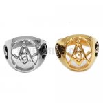 Masonic Biker Ring Stainless Steel Jewelry Fashion Freemasonry Masonic Ring SWR0576