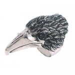 Stainless Steel Jewelry Ring Eagle Head Ring Mens Ring SWR0109